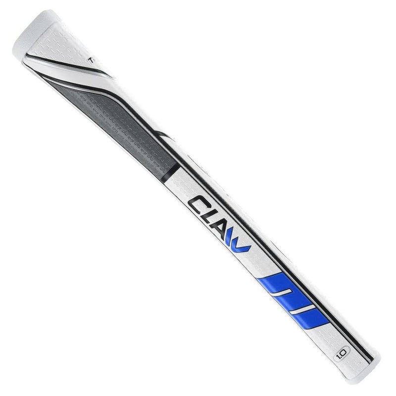 Super Stroke SuperStroke Traxion ClawÂ® Golf Putter Grip, White/Blue (ClawÂ® 1.0) | Advanced Surface Texture That Improves Feedback and Tack | Minimize Grip Pressure with a Unique Parallel Design | Tech-Port - Image 4